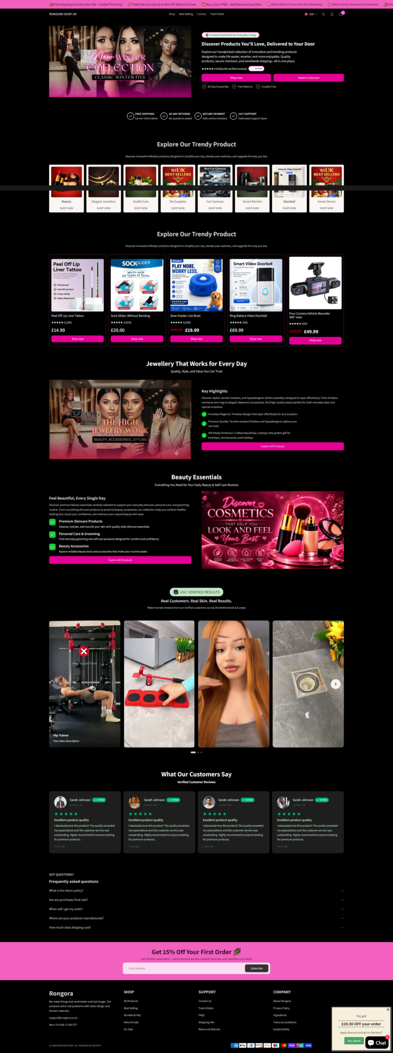 RONGORA SHOP UK